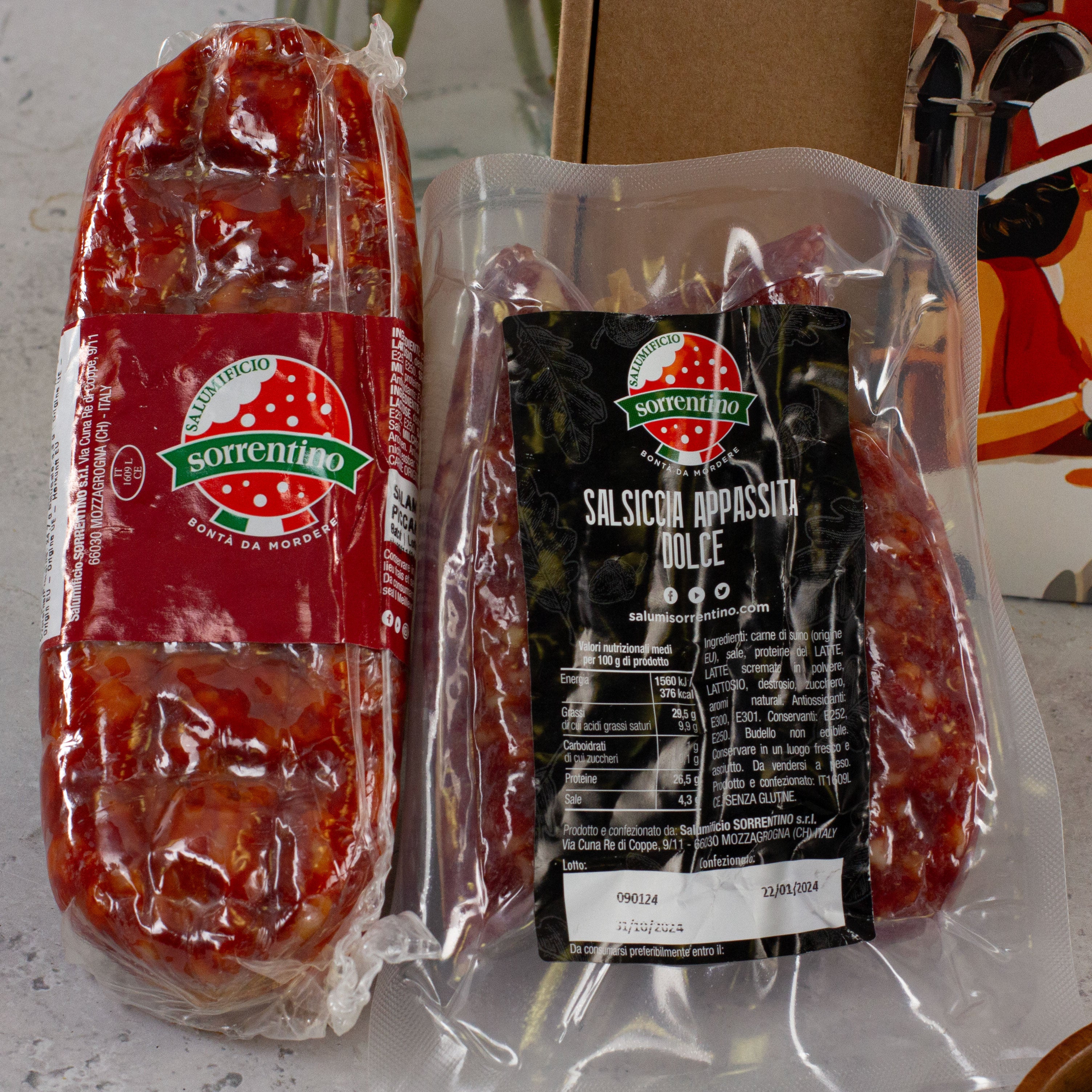 Italian Flat Salami & Abruzzese Sausage